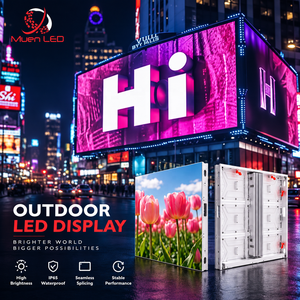 จอแสดงผล LED กันน้ำกลางแจ้ง IP65 สำหรับโฆษณา มุมมองกว้าง 140 องศา อ่านได้ด้วยแสงอาทิตย์ ขนาดสั่งทำได้ - Product Image 1