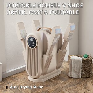 Nouveau Séchoir à Chaussures Électrique Automatique Double V Portable Pliable 180W Séchage Rapide Minuterie Température Constante Déshumidification - Product Image 2
