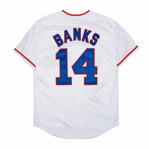 Vintage stijl gebreide honkbalshirts voor heren 10 Ron Santo 14 Ernie Banks 23 Ryne Sandberg 26 Billy Williams 31 Greg Maddux S-3XL - Product Image 3