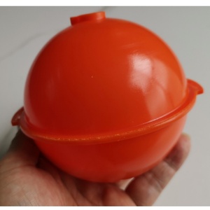 Esfera de Advertencia para Aeronaves, Frecuencia <span class=keywords><strong>101.4</strong></span> KHZ, Color Naranja/Personalizable, 12.8 cm de Diámetro, 168 Gr. Cable de Fibra Óptica con Carcasa de HDPE - Product Image 2