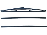 2025 Kction venta al por mayor mejor venta reemplazo otros accesorios de coche 6mm limpiaparabrisas trasero NEGRO GOMA suave limpiaparabrisas trasero recarga