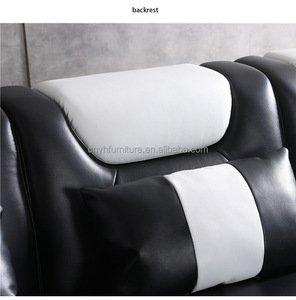 Set di Divani in Pelle Classici Personalizzabili per Salotto e <span class=keywords><strong>Camera</strong></span> da Letto, Divano Letto Angolare per Soggiorno - Product Image 4
