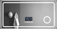 Miroir de salle de bain intelligent LED multifonctionnel de grande taille, de haute qualité, avec indice de protection IP44, pour appartement, hôtel, salon, villa