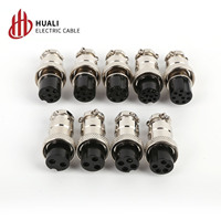 Adaptateur de type docking pour applications aéronautiques, 4 broches, 8 broches, GX16, cuivre plaqué argent
