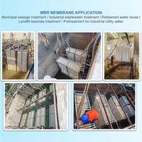 Nouveau système de traitement de fosse septique souterraine d'eaux usées 500L-1000L MBR utilisé à la maison utilisation agricole PLC moteur membrane d'usine de traitement de l'eau