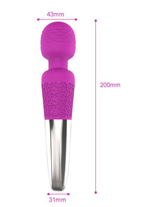 OEM/ODM juguetes Sexualesผู้ใหญ่ของเล่นไฟฟ้ามือถือAVไม้กายสิทธิ์นวดDildo Vibratorเพศของเล่นผู้หญิงvibrador Para Mujer - Product Image 6