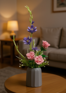 Bouquet di fiori Lego in plastica mista, fiori artificiali decorativi fatti a mano, stile moderno, per San Valentino, riutilizzabili e riciclabili - Product Image 2