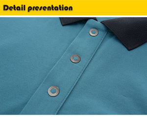 <b>Men's</b> Short Sleeve for <b>Shirt</b> Classic Lapel T-<b>Shirt</b> Golf Business Casual Premium Top 100% Polyester Solid Knitted Quick - Product Image 5