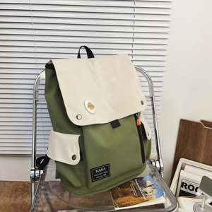 Sac à dos pour ordinateur portable 14 pouces vintage décontracté étudiant motif géométrique à la mode polyester couverture imperméable voyage grande capacité - Product Image 5