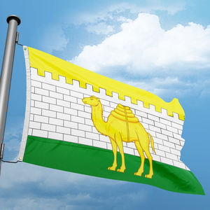 Banderas Promocionales Patrióticas para Exteriores, Banderas de Poliéster Impresas Digitalmente Personalizadas, Banderas de Rusia de <span class=keywords><strong>Chelyabinsk</strong></span> de 3x5 Pies con Doble Costura - Product Image 2