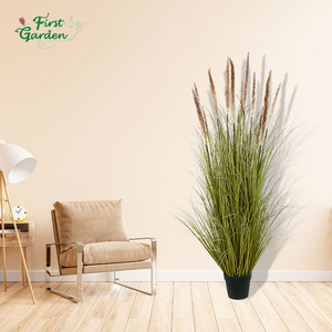 Plantes en pot d'herbe de pampa fausse comportant la maison parfaite d'herbe haute pour la décoration d'événement de jardin de porche de bureau de chambre - Product Image 2