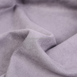 قماش ستائر من الألياف الدقيقة المخملية مزدوج الجانب متوسط الوزن قابل للتمدد بلون مخصص للملابس والأرائك - Product Image 2