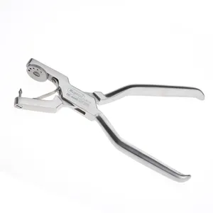 Stainless Steel Surgical Equipment Manual Rubber Dam Punch Pliers For Dental Restorative Instrument
