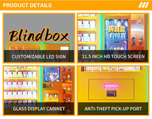 Commercial Toy <b>Blind</b> Box Vending Machine Self Service Gift 110V 220V CE Certified Smart Retail Equipment Touchscreen 300-600 Pcs - Product Image 2