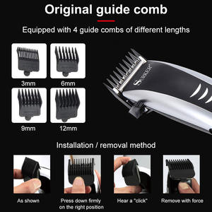 Cortadora de Pelo Portátil <span class=keywords><strong>SURKER</strong></span> con Cable, Recortadora de Pelo, Cortadora de Pelo Recta - Product Image 3