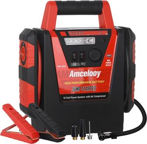 Portable Emergency Car Battery Jump Booster Box 12V High Power for Gasoline SUV Truck Auto HH604 2000 12V Portable Car Batte - Product Image 5