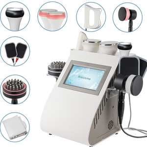 Máquina de belleza adelgazante de escritorio con 7 cabezales para eliminación de grasa retenida, eliminación de celulitis, drenaje linfático y estiramiento de la piel para salón de belleza - Product Image 1