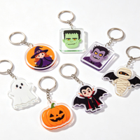Nouveau Porte-clés Acrylique Halloween 2026 – Dessin Animé Mignon et Effrayant Tendance – Cadeau Très Demandé
