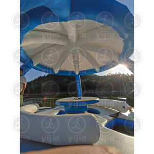 Plateforme <span class=keywords><strong>de</strong></span> pêche flottante en PVC Voyager, ponton gonflable pour bateau, plateforme flottante gonflable Island Hopper pour le divertissement - Product Image 5