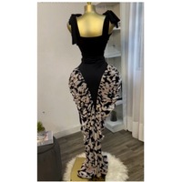 Vêtements féminins transfrontaliers européens et américains en stock – Nouvelle collection été 2025 : mode sexy, sans manches, imprimé, plissé et patchwork