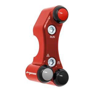 Interruttore Manubrio Destro per Yamaha YZF-R7 (Fori Allineati) (Rosso) - Product Image 3