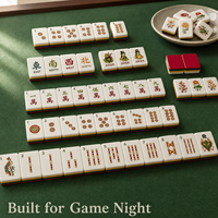 Tuiles de mahjong personnalisées de style chinois, thème de Noël, tuiles de mahjong pour les cadeaux de fête de Noël