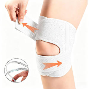 Genouillère de compression élastique respirante pour le soutien du genou en été et au printemps, idéale pour le cyclisme, le basketball, le badminton, la course à pied et les activités de plein air - Product Image 1