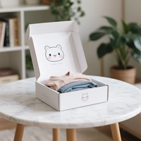 Cajas de Envío Ecológicas Reciclables con Logotipo Personalizado, Impermeables, para Ropa Interior, Embalaje de Cartón Corrugado con Laminación Mate
