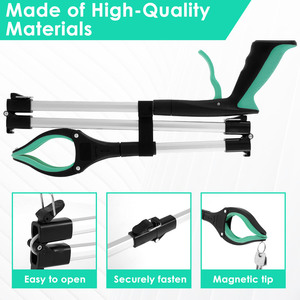 Extensor de pinza plegable, herramientas manuales, recogedor de basura, herramientas portátiles plegables para recoger basura, Herramientas de limpieza extensibles - Product Image 5