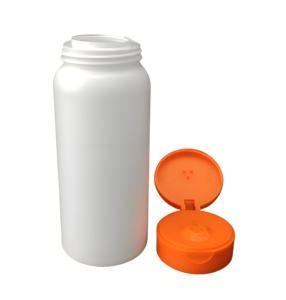 Stoples plastik kosong dengan tutup atas Flip untuk bubuk, 50/100g/200g