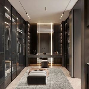 Muebles de Dormitorio de Lujo con Personalización de Materiales y Colores, Vestidor Modular de Madera con Isla - Product Image 4