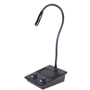 Altavoz de intercomunicación con cable y conector de 3,5 mm para sistema de comunicación en mostradores de bancos, hospitales, estaciones y ventanas de boletos - Product Image 3
