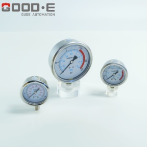 Industriële water- en oliedrukmeter 0-250 psi, mechanisch tankniveau-meetapparaat, brandstof- en vloeistofindicator voor machinegebruik - Product Image 1