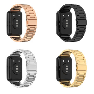 BEEFLYPOWER Correa de Repuesto de Acero Inoxidable para Reloj Inteligente Huawei <span class=keywords><strong>Fit2</strong></span> - Product Image 2