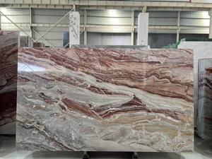 बहु-निर्मित विदेशी घर सजावट के लिए लाल संगमरमर मोनिका लाल कल्पना इनडोर विला बाथरूम काउंटरटॉप फायरप्लेस - Product Image 2