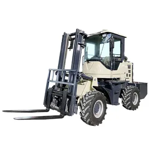 China Sinomach CNCMC direct selling articulated Rated Loading Capacity 3 ton all terrain forklift rough terrain forklift