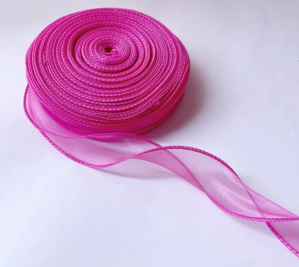 Gros fil de queue de poisson rose rouge 4CM40 yards