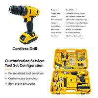 Taladro de Impacto Inalámbrico de Alta Calidad con Batería de Litio de 10 mm y 21 V, 32 N.m de Torque Variable, Personalizable OEM, con Certificación GS, para Herramientas Eléctricas de Bricolaje