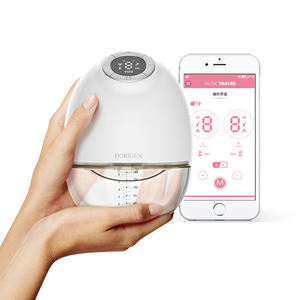 Extractor de volumen de leche portátil, extractor de leche eléctrico manos libres con aplicación - Product Image 1