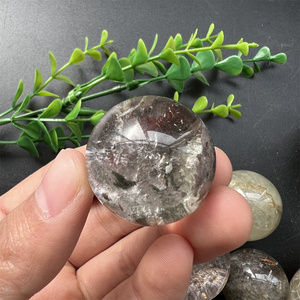 Sfera di Quarzo Rutilato Lucidato, Palla di Quarzo Fantasma da Giardino, Cristallo Naturale Misto <span class=keywords><strong>e</strong></span> Quarzo Spirituale - Product Image 4
