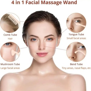 Ensemble de baguettes de thérapie faciale portables pour usage domestique, haute fréquence, soin de la peau du visage, équipement de salon de beauté, traitement de l'acné, appareil facial - Product Image 4