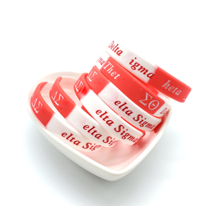 Los mejores vendedores de la fábrica de pulseras 2025 pulsera <span class=keywords><strong>Sigma</strong></span> Gamma brazalete Rho Sorority pulsera fraternidad joyería pulsera de silicona - Product Image 5