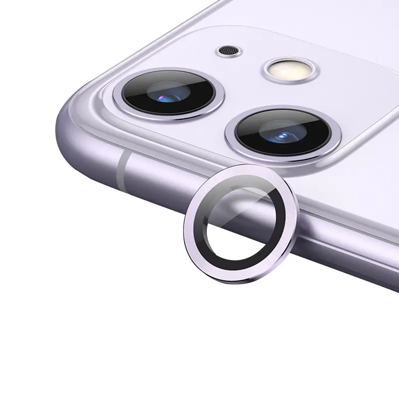 고품질 전화 카메라 렌즈 커버 다채로운 사파이어 카메라 렌즈 화면 보호기 아이폰 11 강화 유리