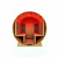 Sauna extérieur imperméable et résistant aux intempéries - Prix d'usine - Sauna commercial et hôtelier en bois massif