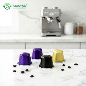 Cápsulas de Café Vacías de Aluminio para Empacar con L o para Cápsulas de Café <span class=keywords><strong>Vertuo</strong></span> <span class=keywords><strong>Next</strong></span> - Product Image 1