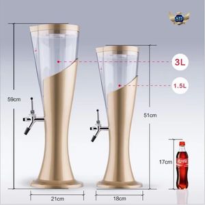 Distributeur de bière pression en gros <span class=keywords><strong>2L</strong></span> 3L, tour à boissons, distributeur de jus et de vin, distributeur de bière pour fêtes - Product Image 4