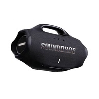 Altavoz Inalámbrico BT ABS-Z1 OEM, Altavoz Ovalado de Escritorio, 130W, Supergraves, Gran Potencia, Altavoz Portátil para Fiestas con Luz LED