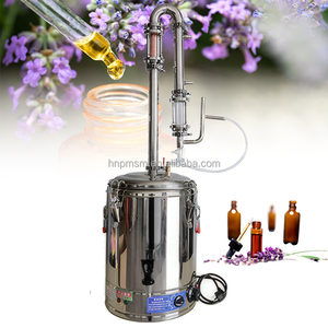 Destilador de Aceite de Geranio, Destilería de <span class=keywords><strong>Aceites</strong></span> <span class=keywords><strong>Esenciales</strong></span>, Equipo de Extracción de Aceite de Rosa, Equipo de Extracción Herbal, Destilador de 20L - Product Image 1