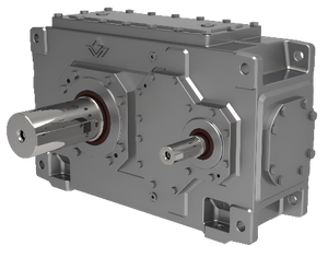 Reductor de Velocidad de Eje Paralelo de Ángulo Recto de Alta Calidad Serie HB, Caja de Engranajes Helicoidales Única - Product Image 1