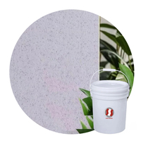Peinture Murale Artistique Écologique à Base d'Eau, Anti-Moisissure, Effet Pierre Colorée Effet Cristal, Revêtement en Poudre à Faible Teneur en COV
